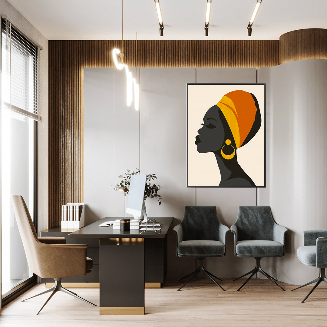 Tablou Canvas - Portret Femeie Africană