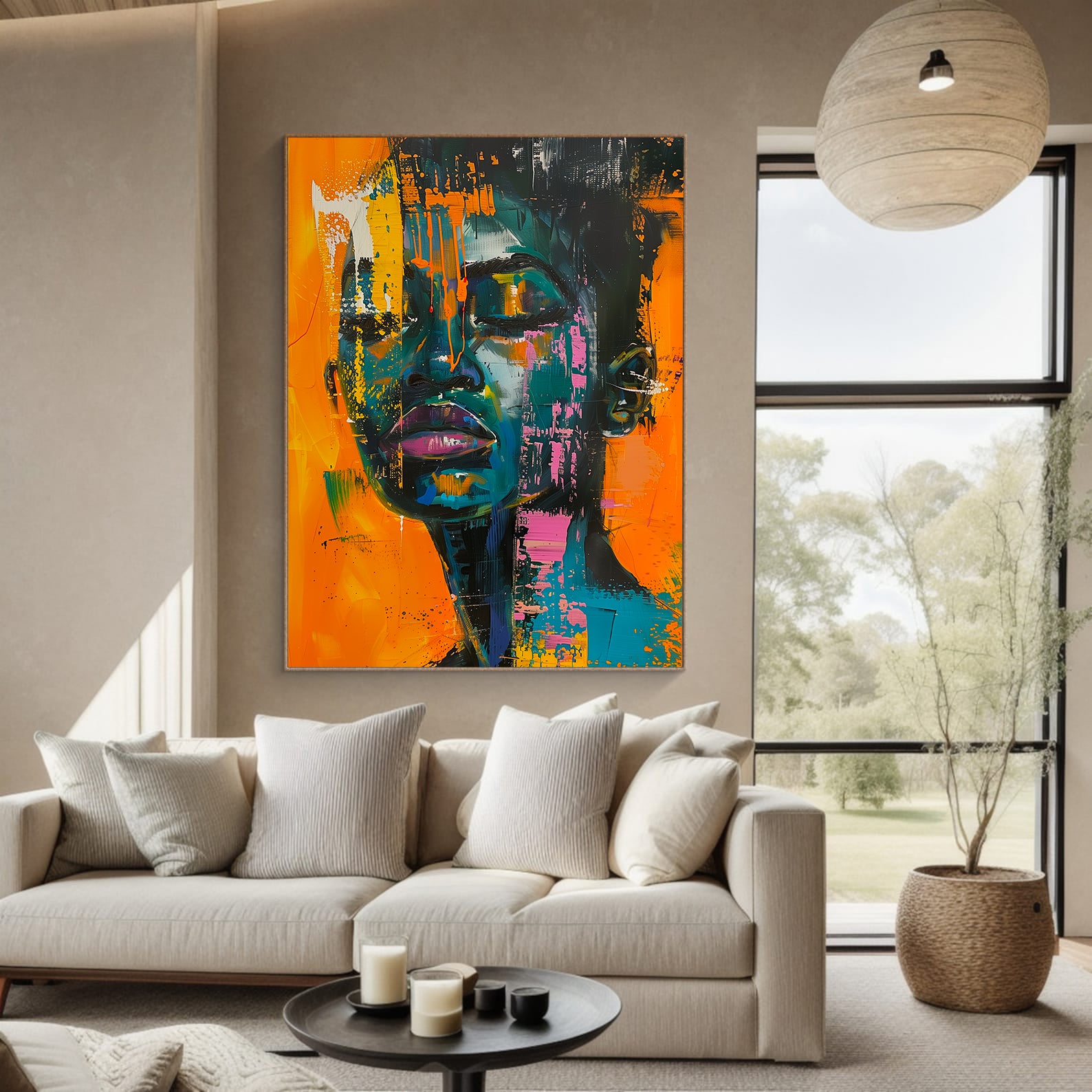 Tablou Canvas - Portret Abstract