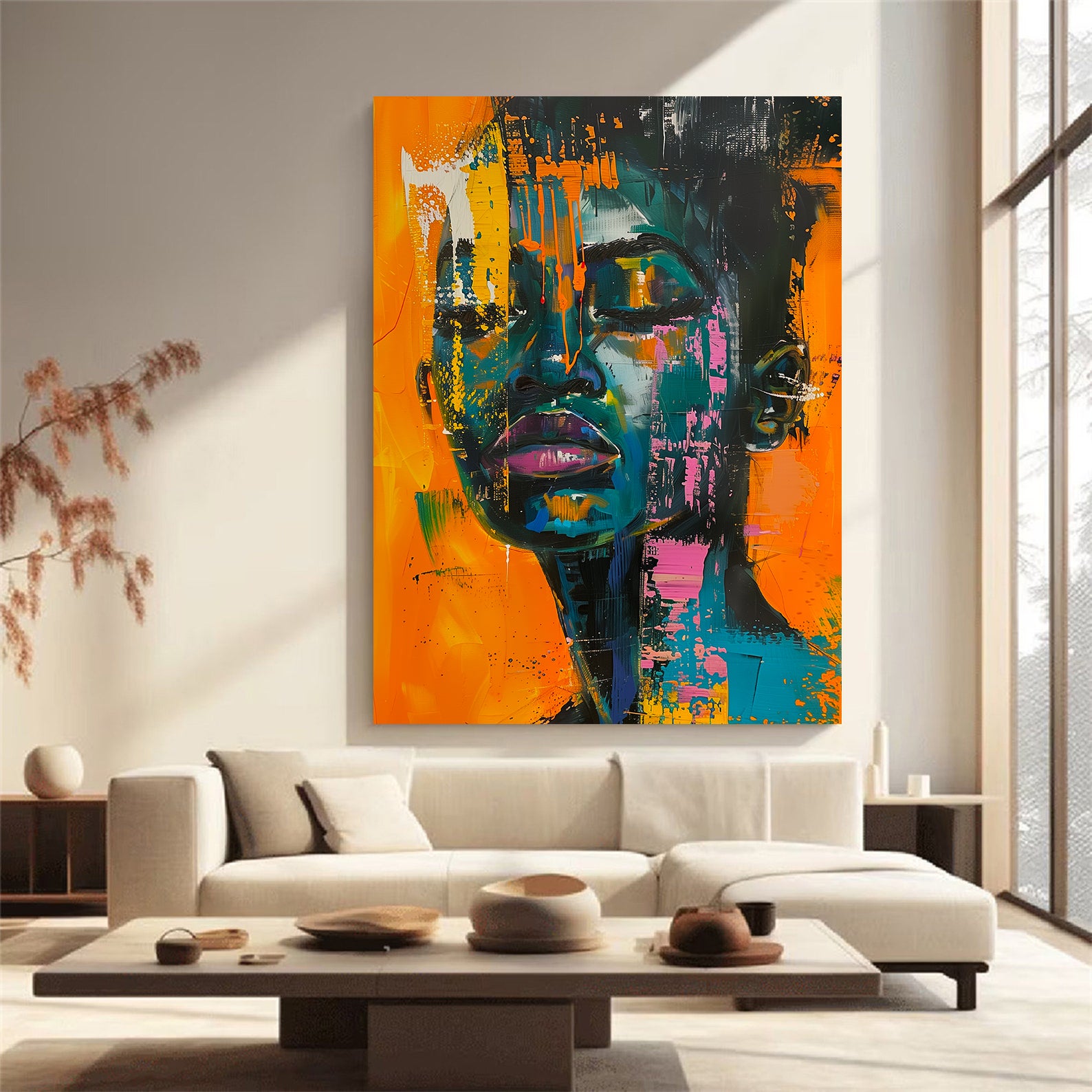 Tablou Canvas - Portret Abstract