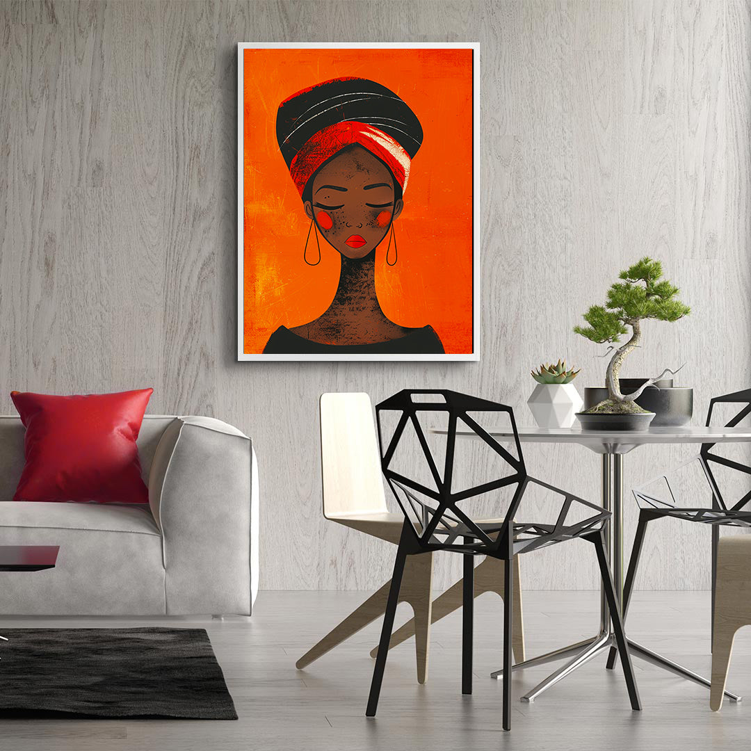 Tablou Canvas - Portret Femeie Africană