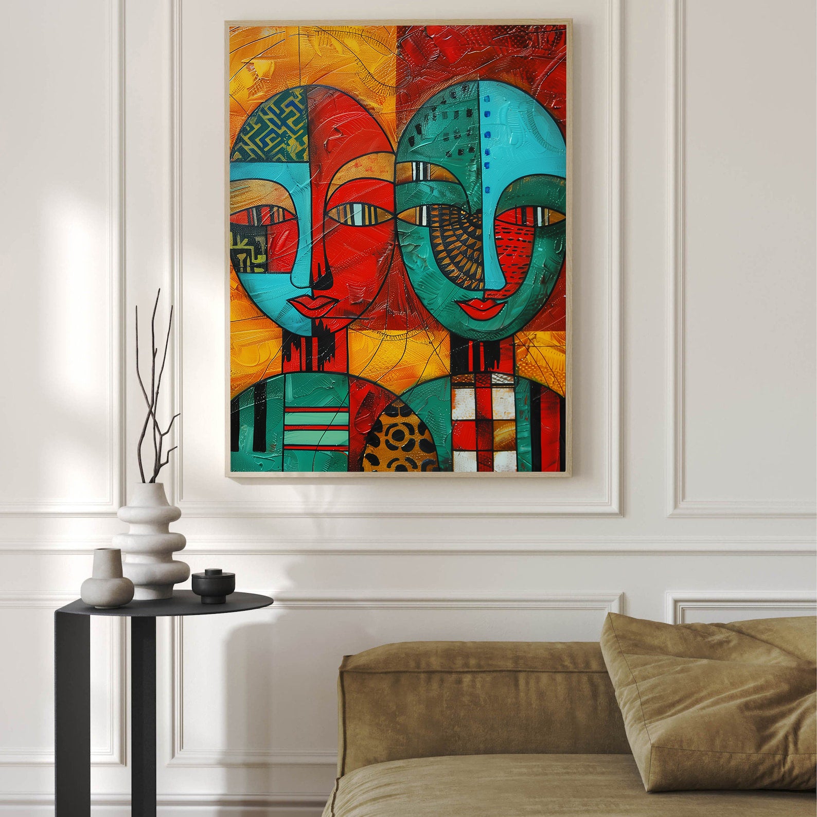 Tablou Canvas - African Art