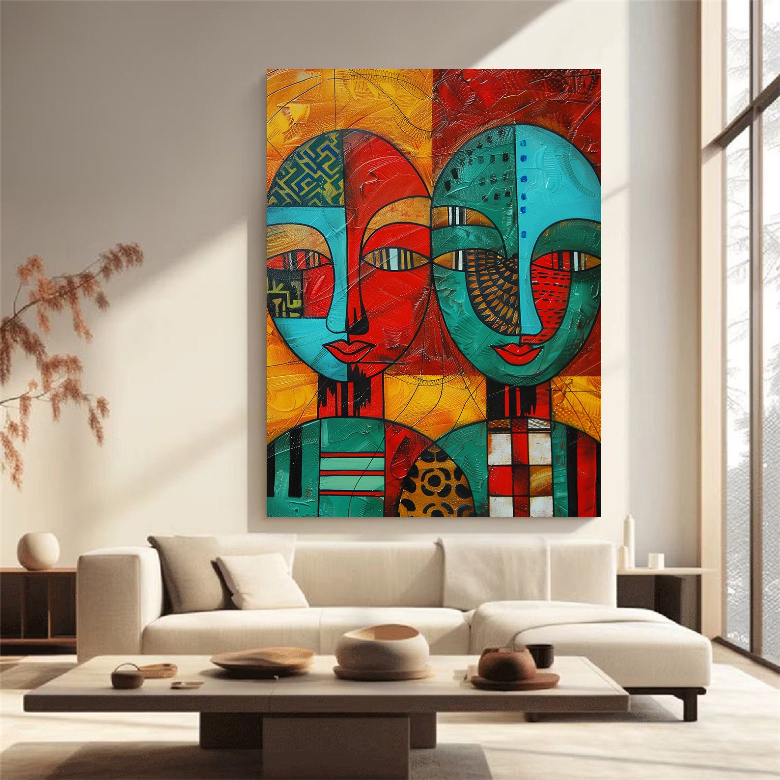 Tablou Canvas - African Art