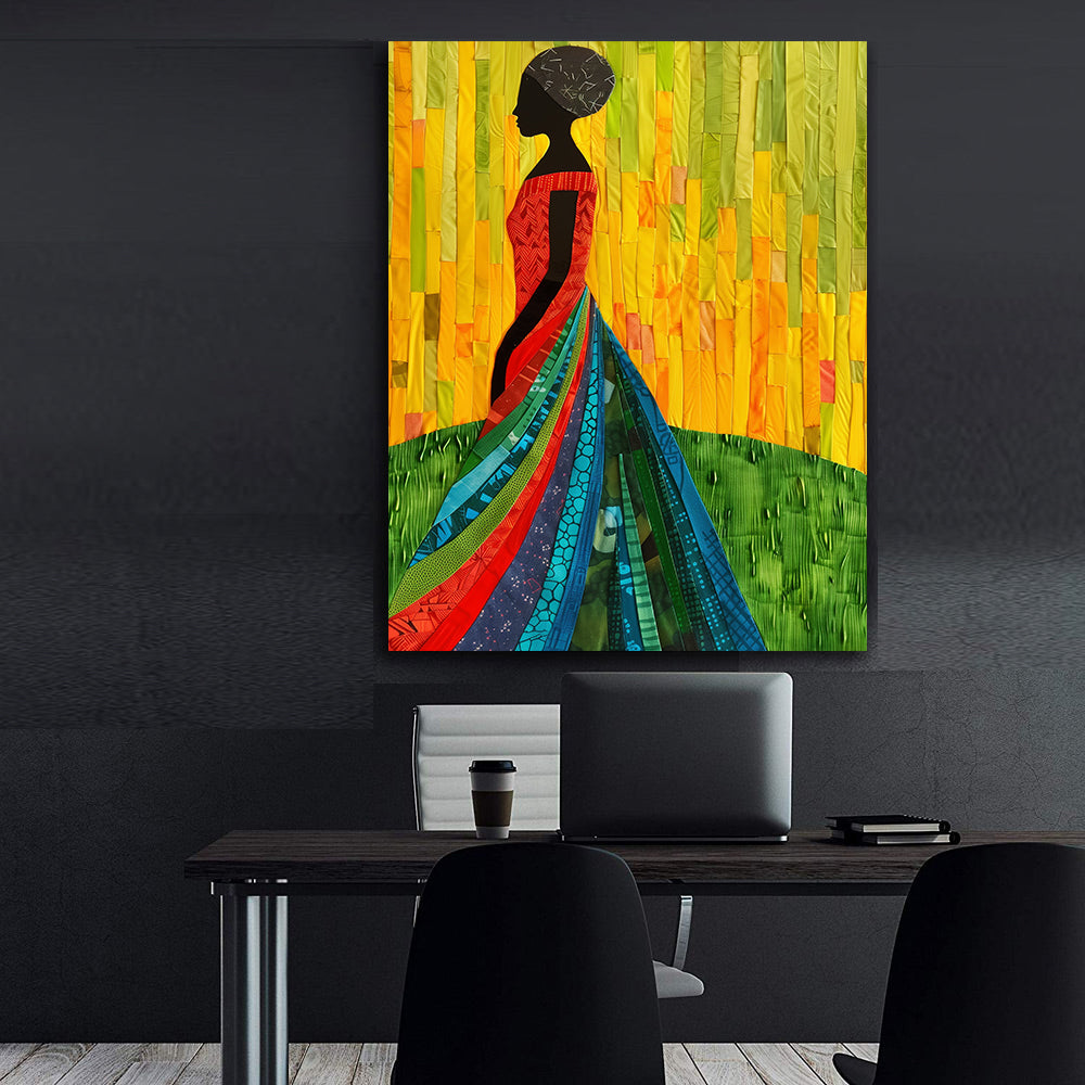 Peinture sur toile - Bougie allumée