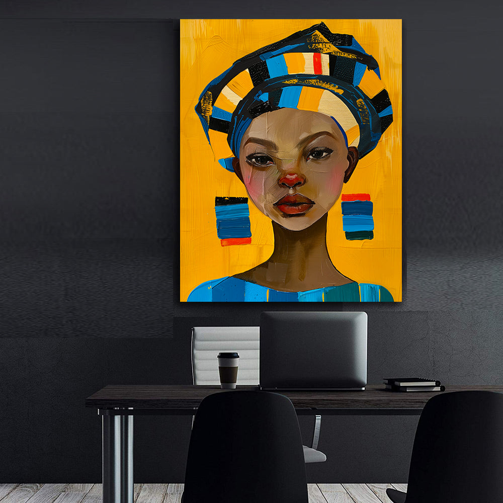 Tablou Canvas - Portret Femeie Africană