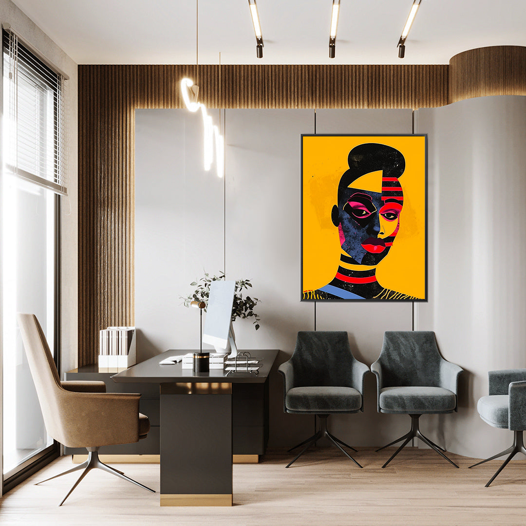 Tablou Canvas - Portret Femeie Africană