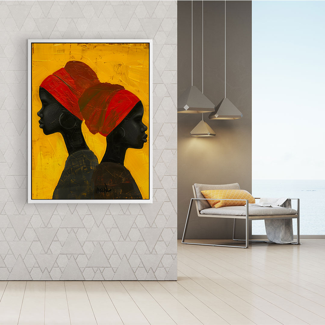 Tablou Canvas - Portret Femei Africane