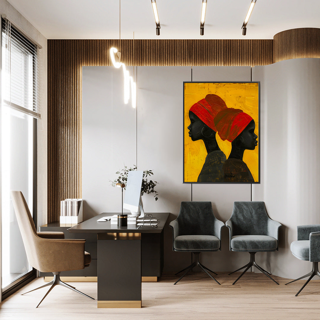 Tablou Canvas - Portret Femei Africane