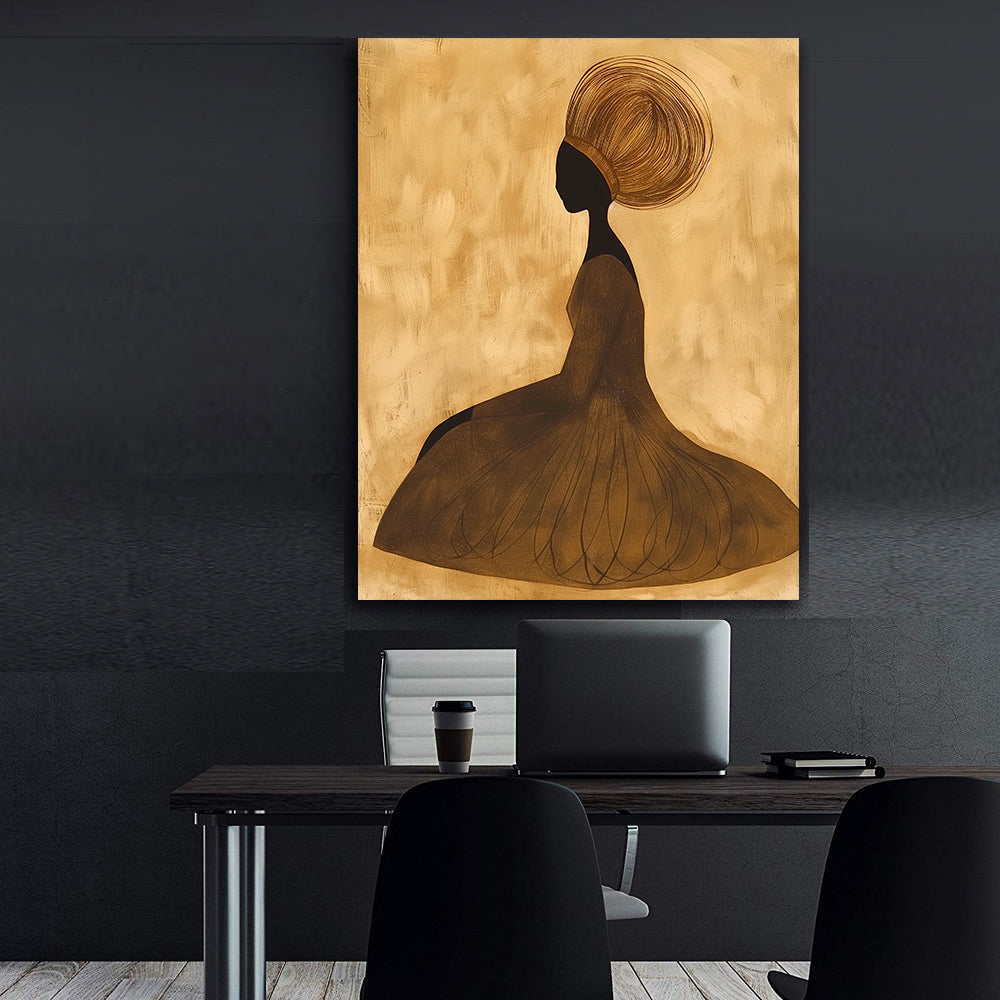 Peinture sur toile - Bougie allumée