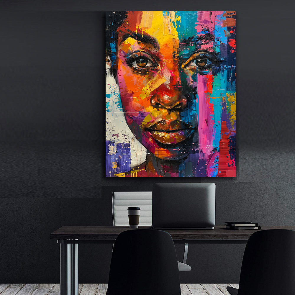 Tablou Canvas - Portret Femeie Africană