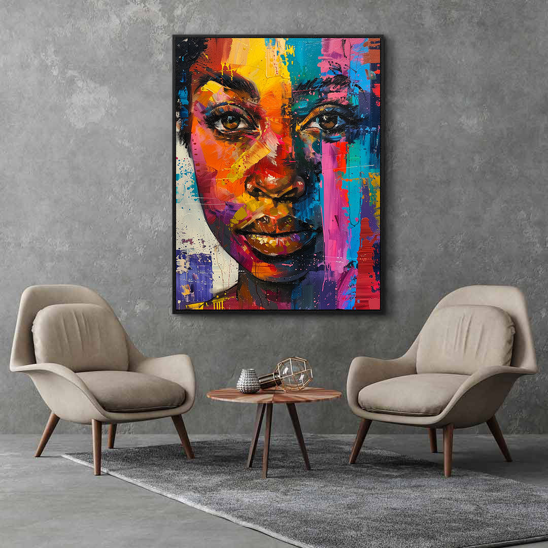 Tablou Canvas - Portret Femeie Africană