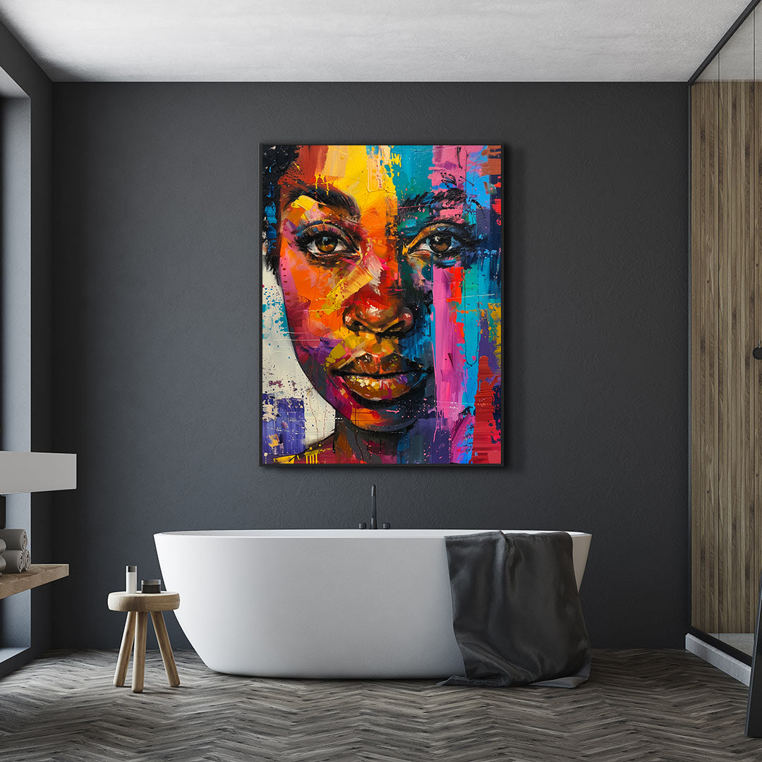 Tablou Canvas - Portret Femeie Africană