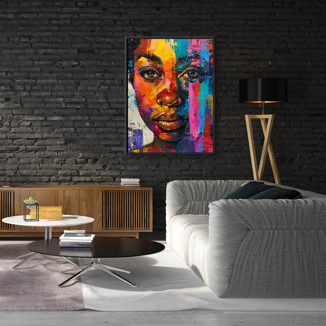 Tablou Canvas - Portret Femeie Africană