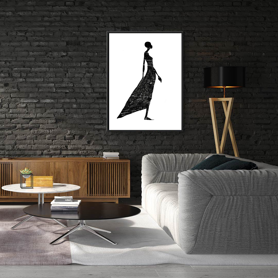 Tablou Canvas - Femeie Africană