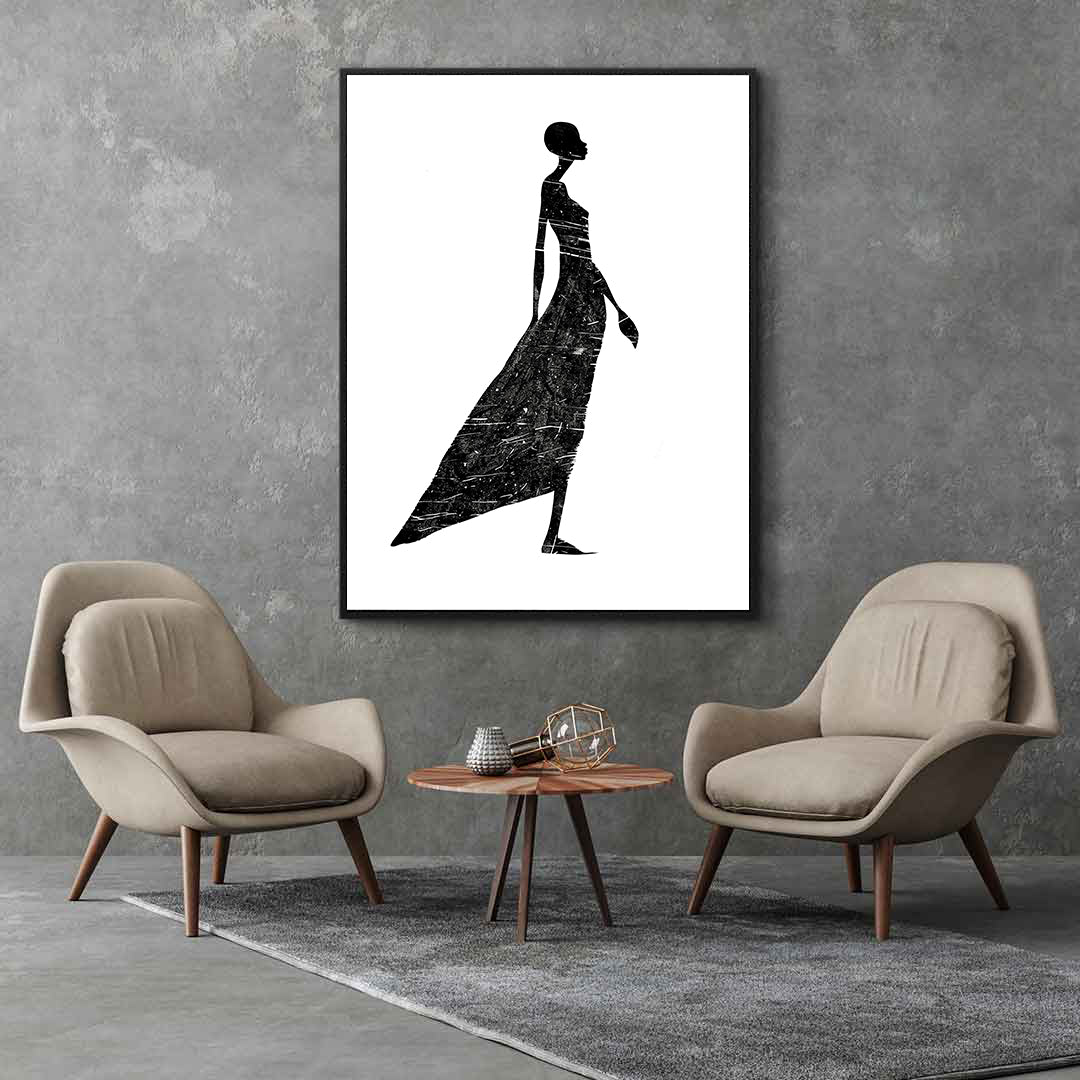 Tablou Canvas - Femeie Africană