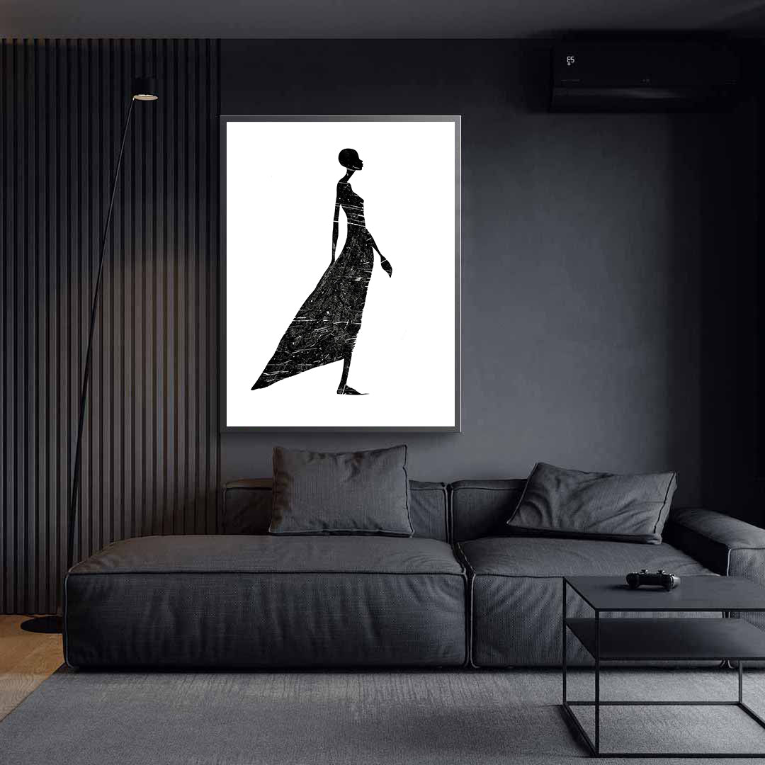 Tablou Canvas - Femeie Africană