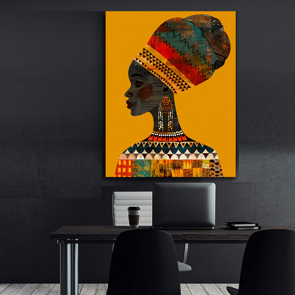 Tablou Canvas - Portret Femeie Africană