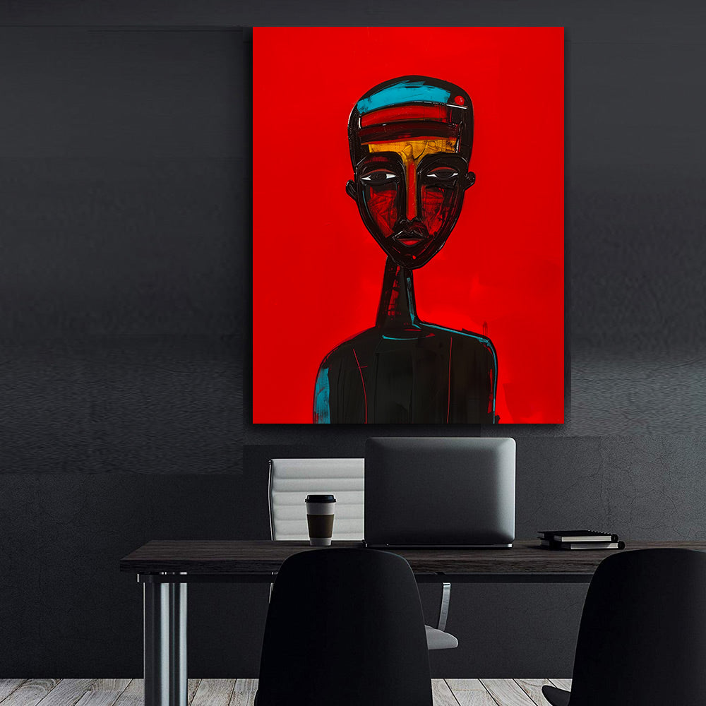 Peinture sur toile - Bougie allumée