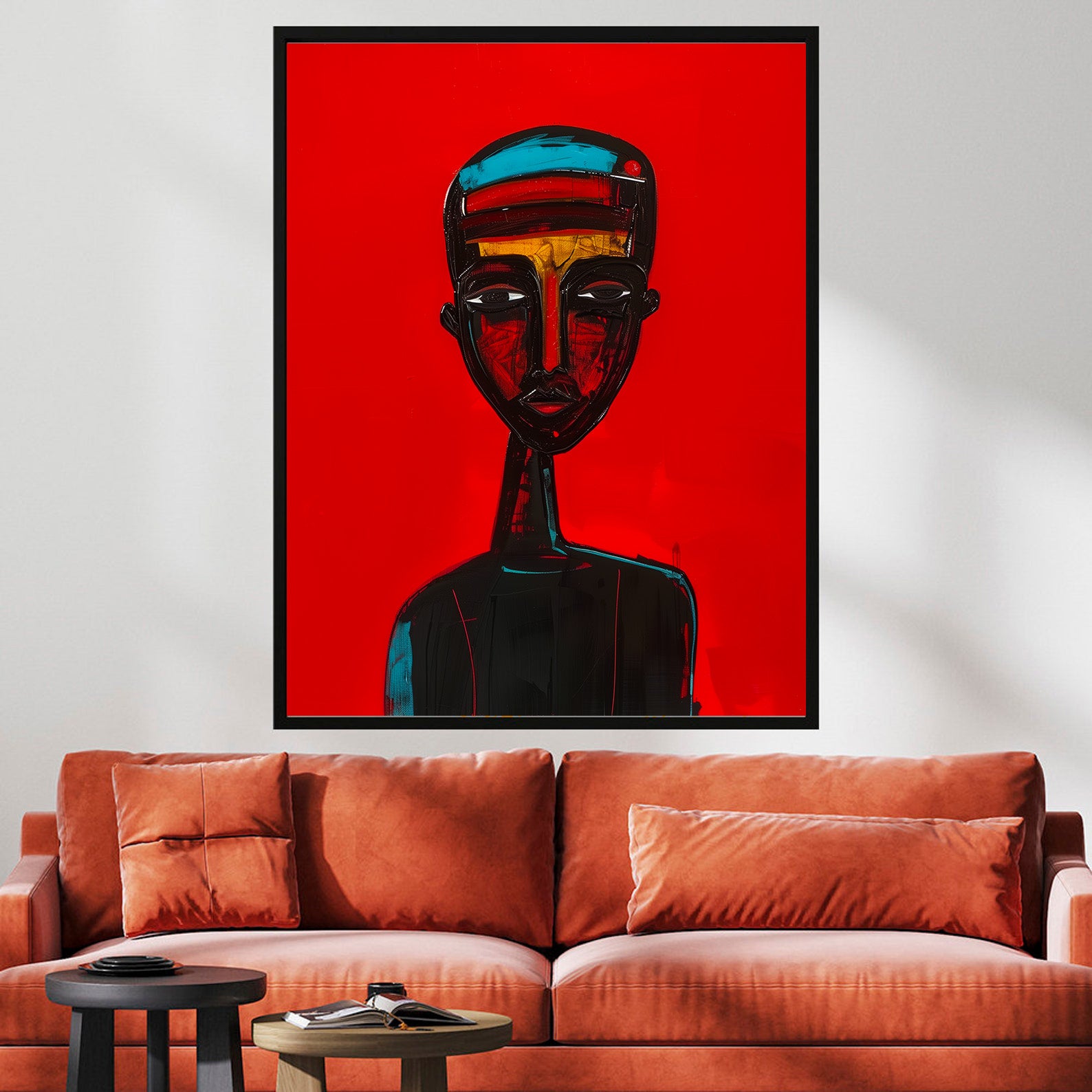 Peinture sur toile - Bougie allumée