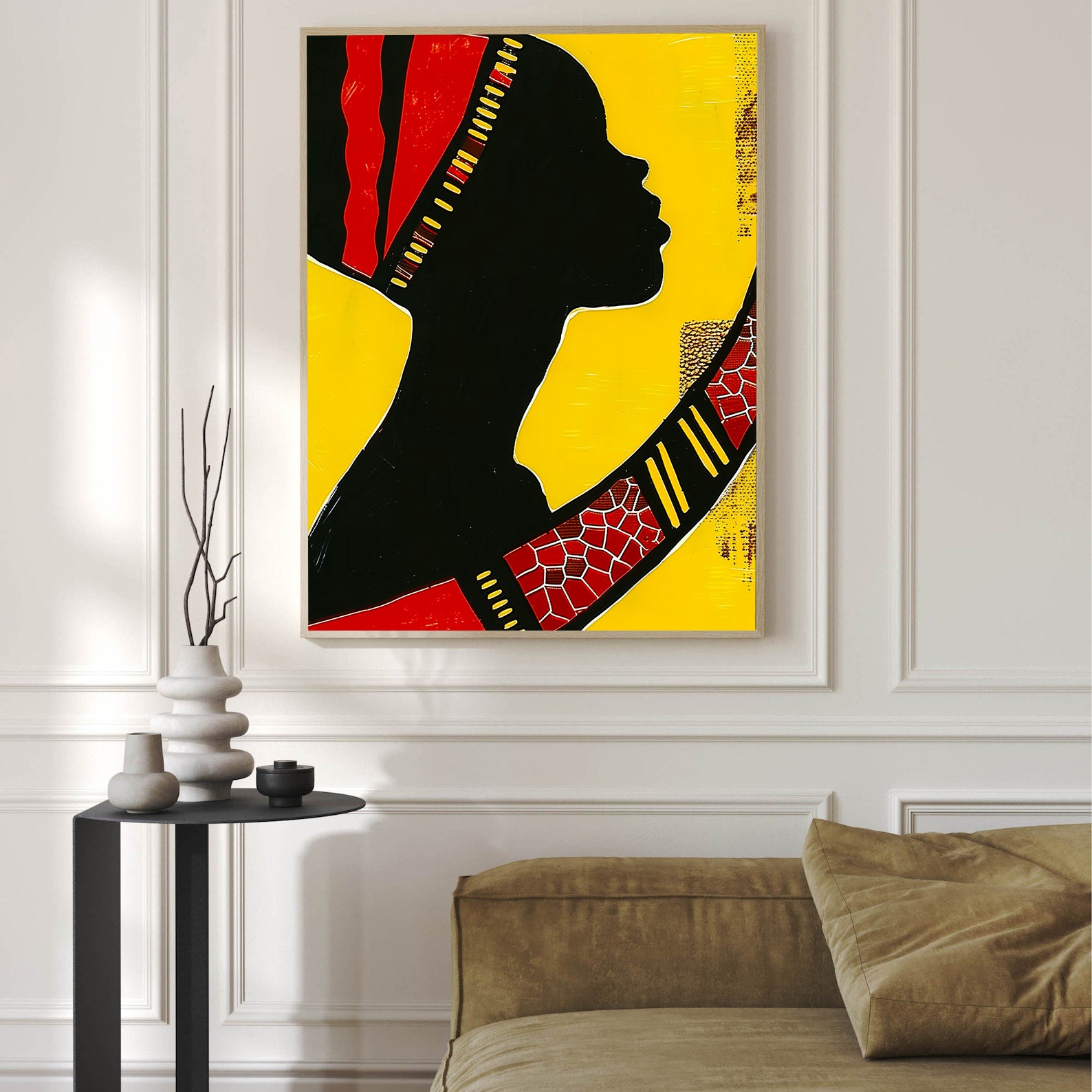 Tablou Canvas - Portret Femeie Africană