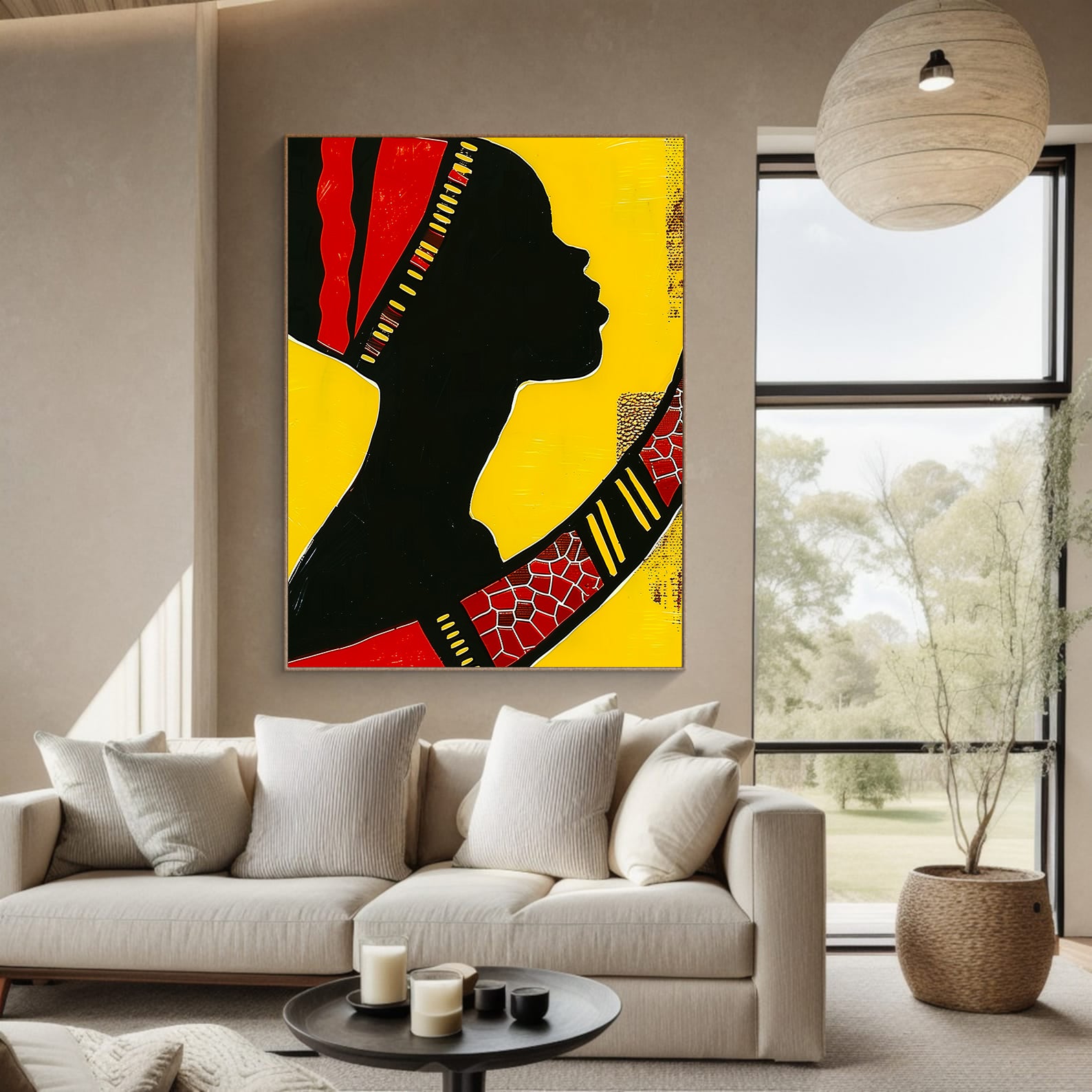 Tablou Canvas - Portret Femeie Africană