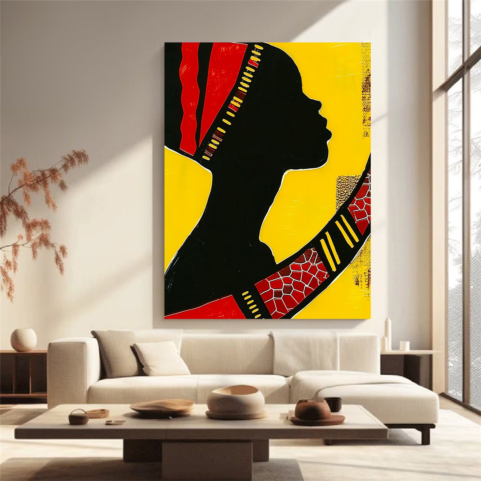 Tablou Canvas - Portret Femeie Africană