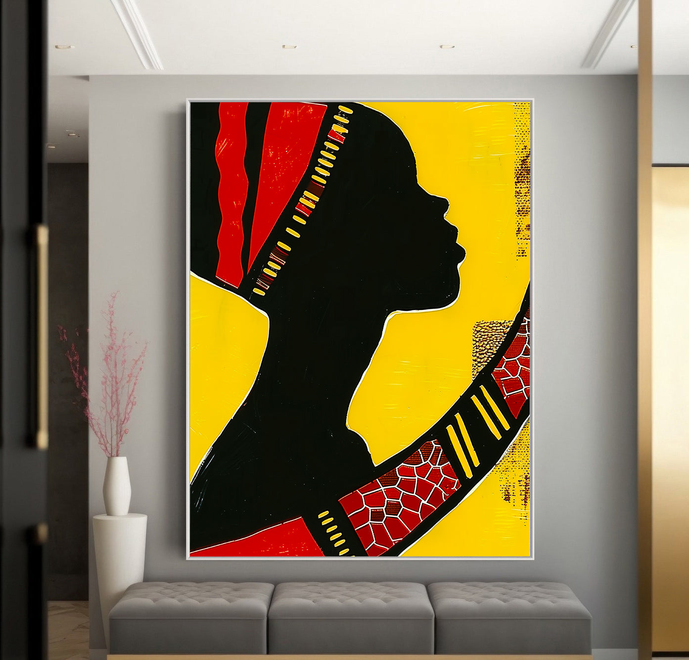 Tablou Canvas - Portret Femeie Africană