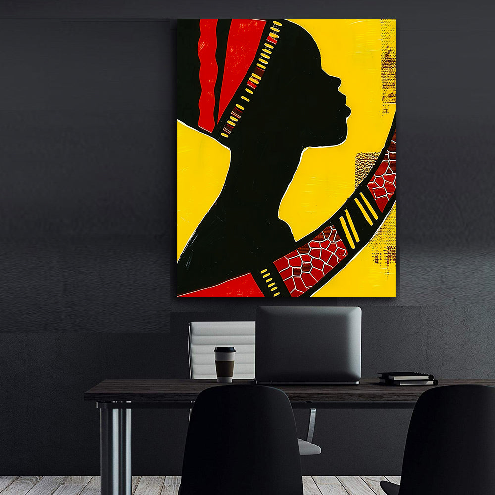 Tablou Canvas - Portret Femeie Africană