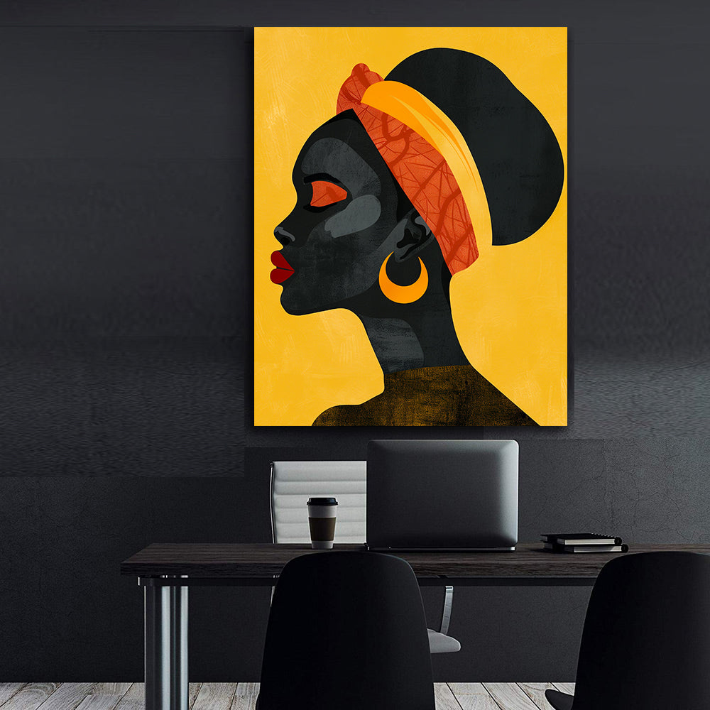 Peinture sur toile - Bougie allumée