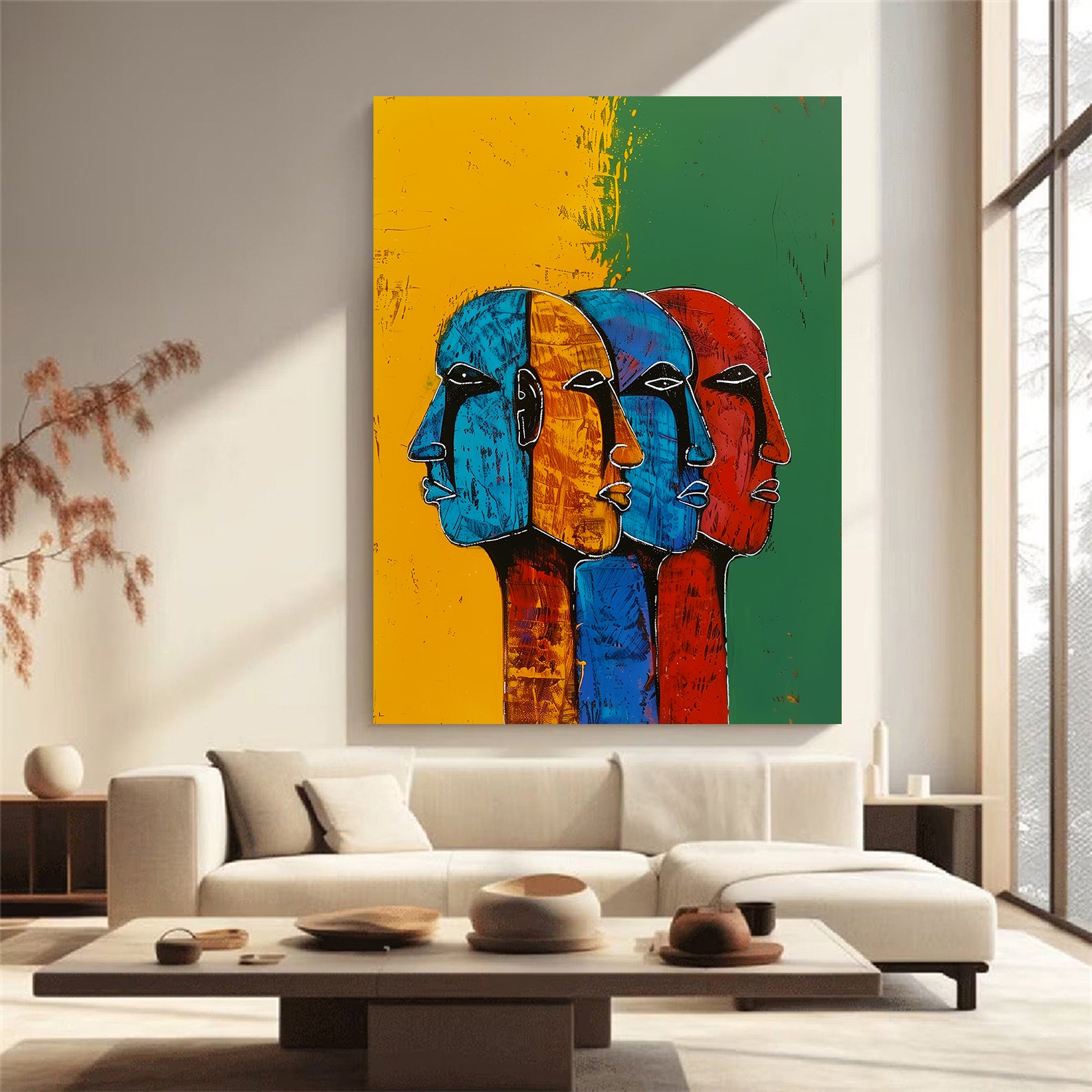 Tablou Canvas - Portret Abstract