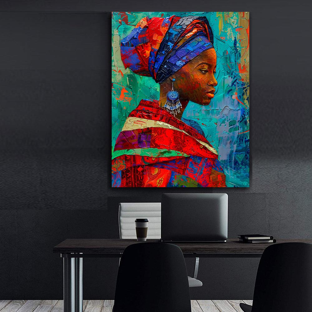 Peinture sur toile - Bougie allumée