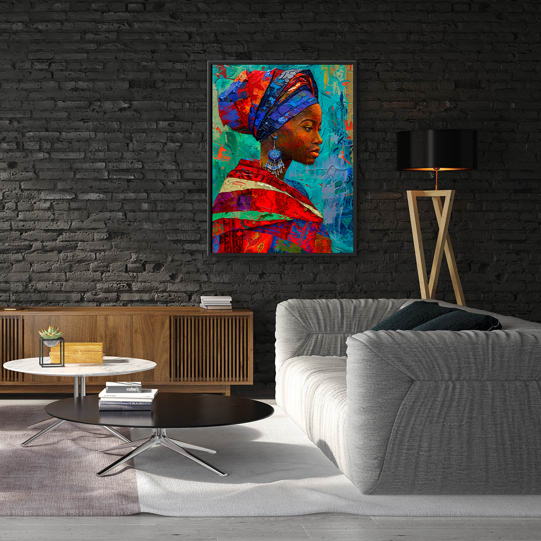 Peinture sur toile - Bougie allumée