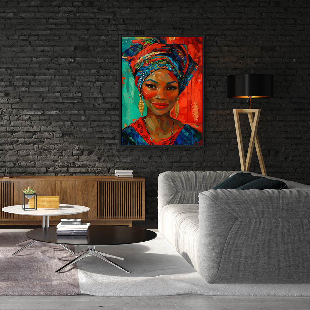 Peinture sur toile - Bougie allumée