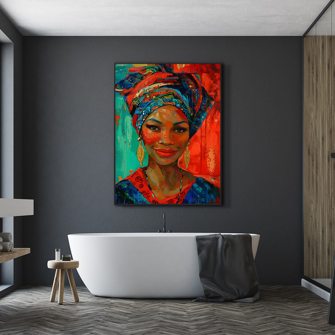 Tablou Canvas - Portret Femeie Africană