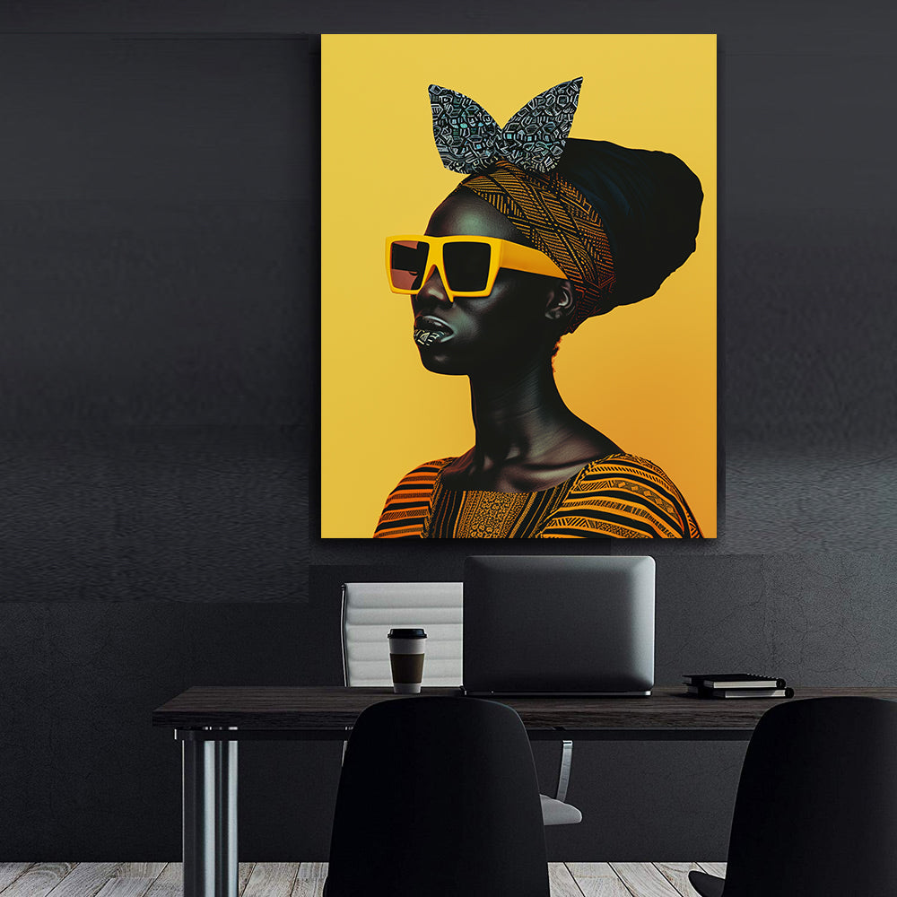 Tablou Canvas - Portret Femeie Africană