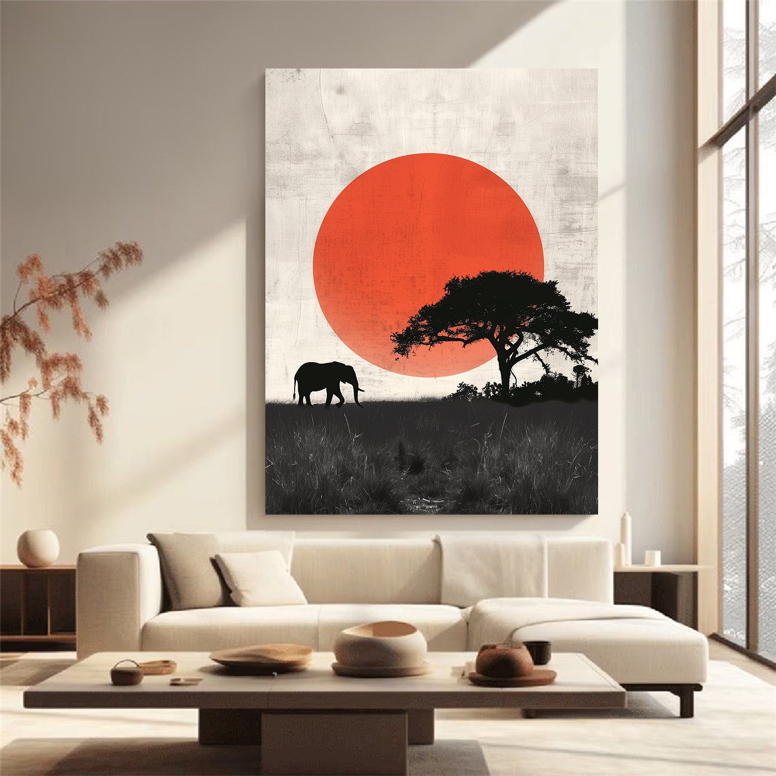 Peinture sur toile - Bougie allumée