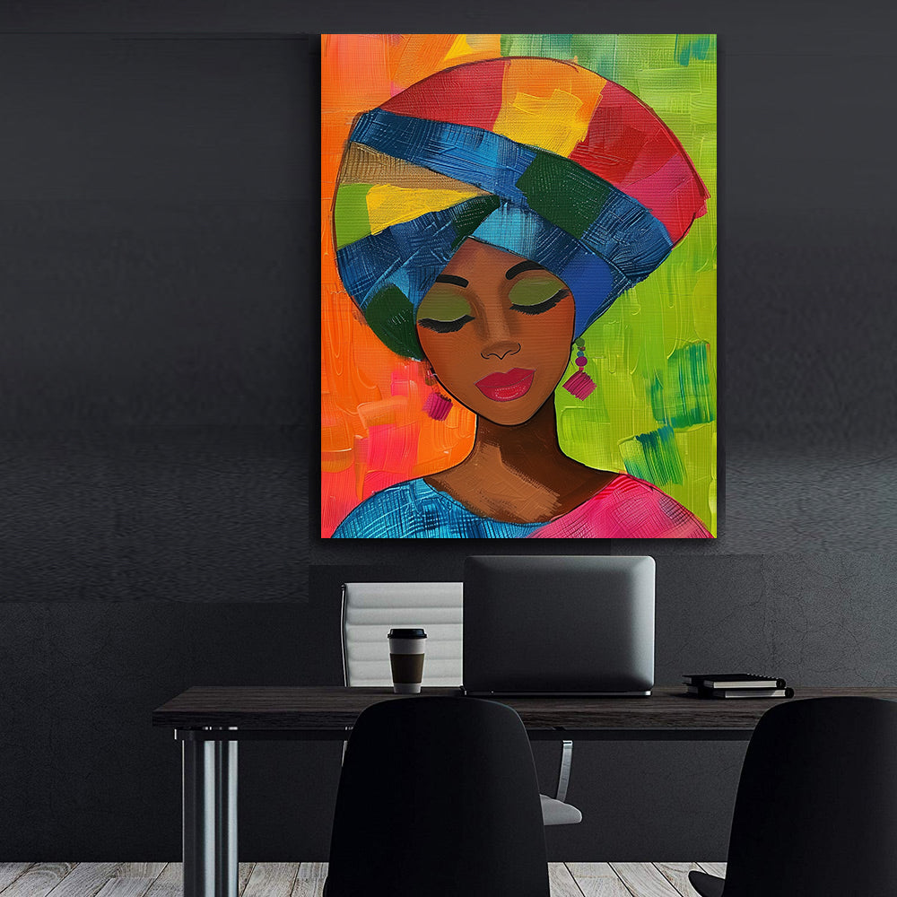 Peinture sur toile - Bougie allumée