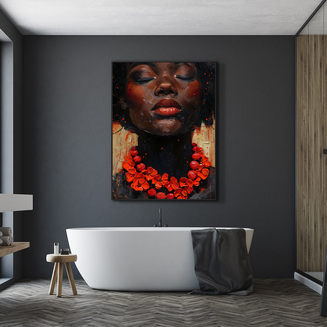 Tablou Canvas - Portret Femeie Africană