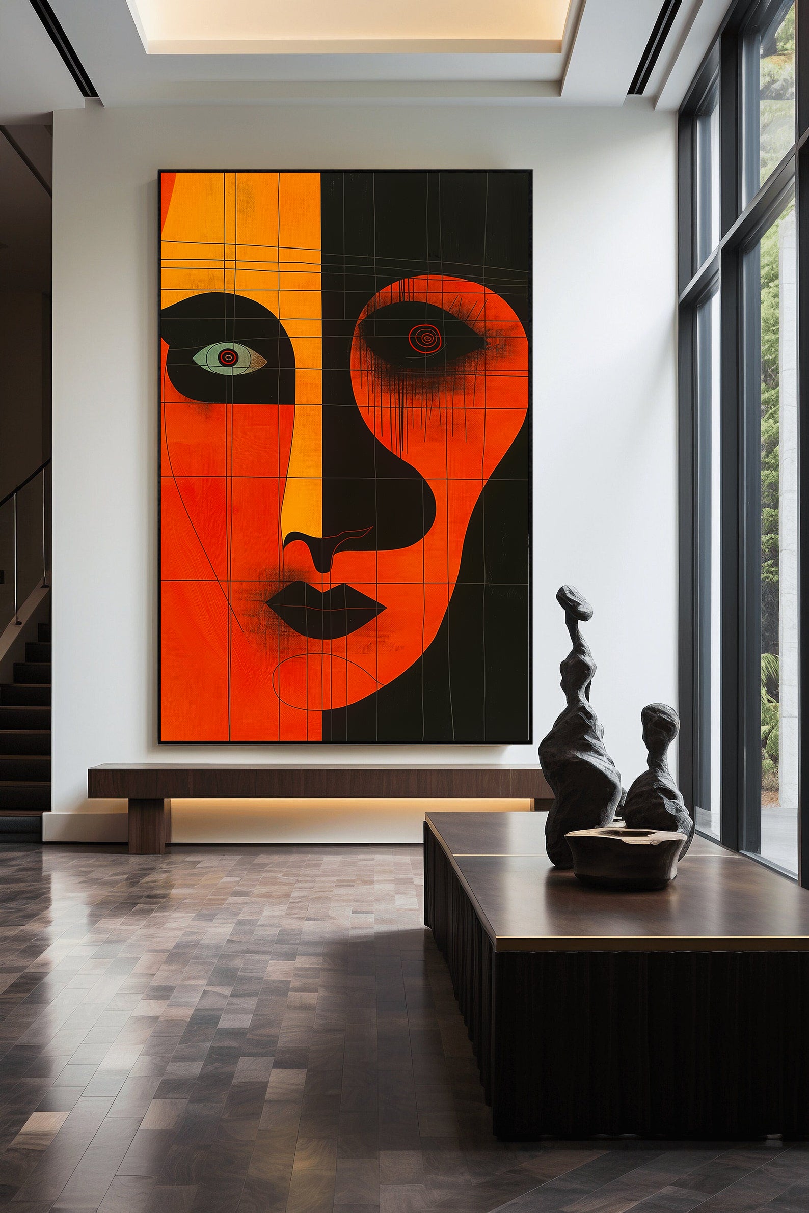 Tablou Canvas - Portret Abstract