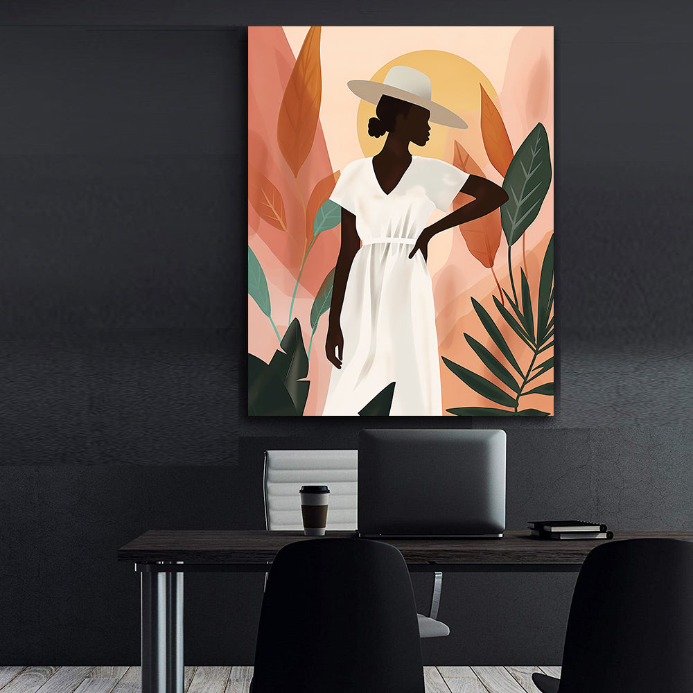 Peinture sur toile - Bougie allumée