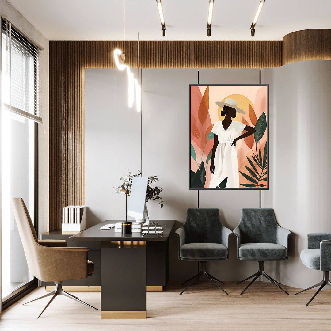 Tablou Canvas - Femeie Africană