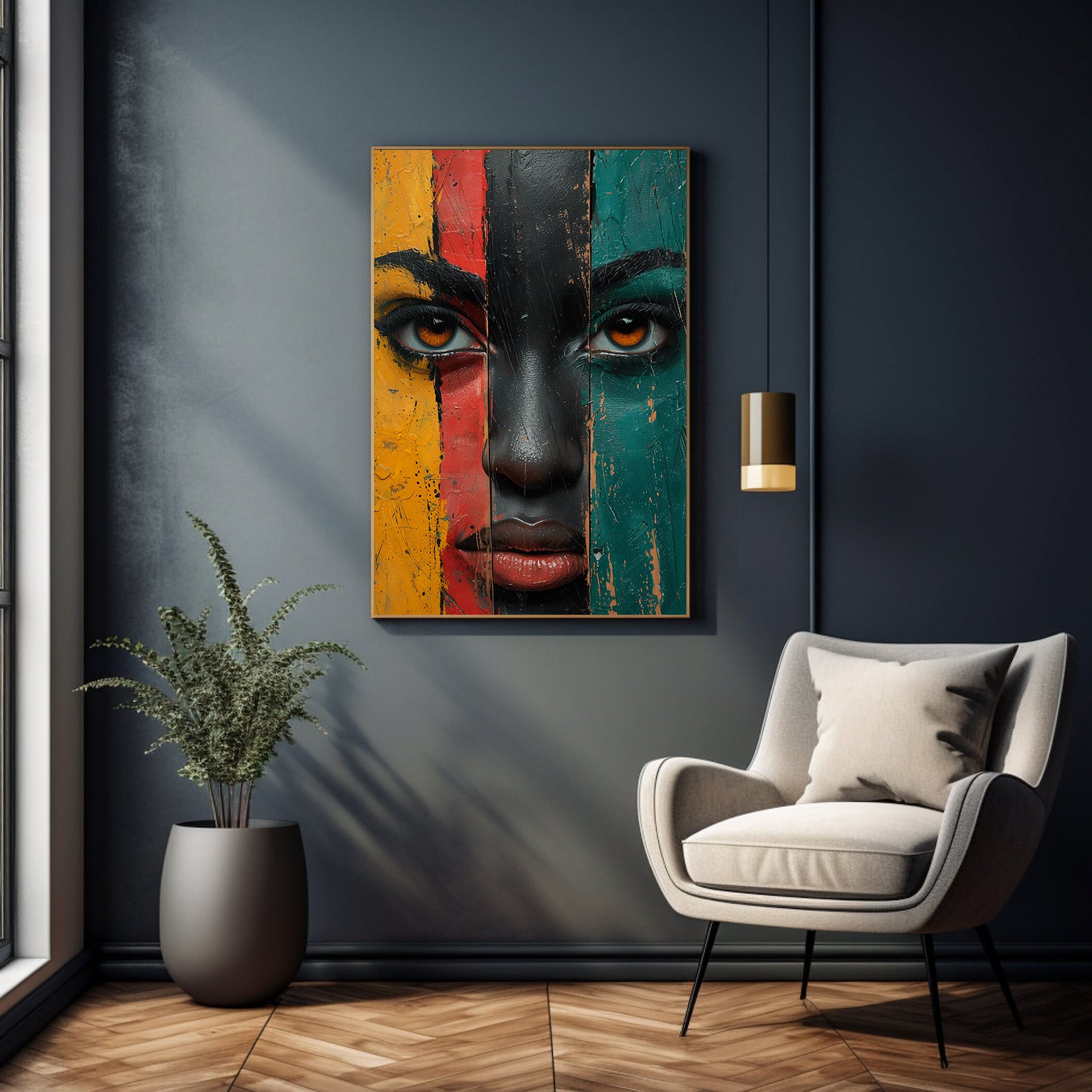 Tablou Canvas - Portret Abstract