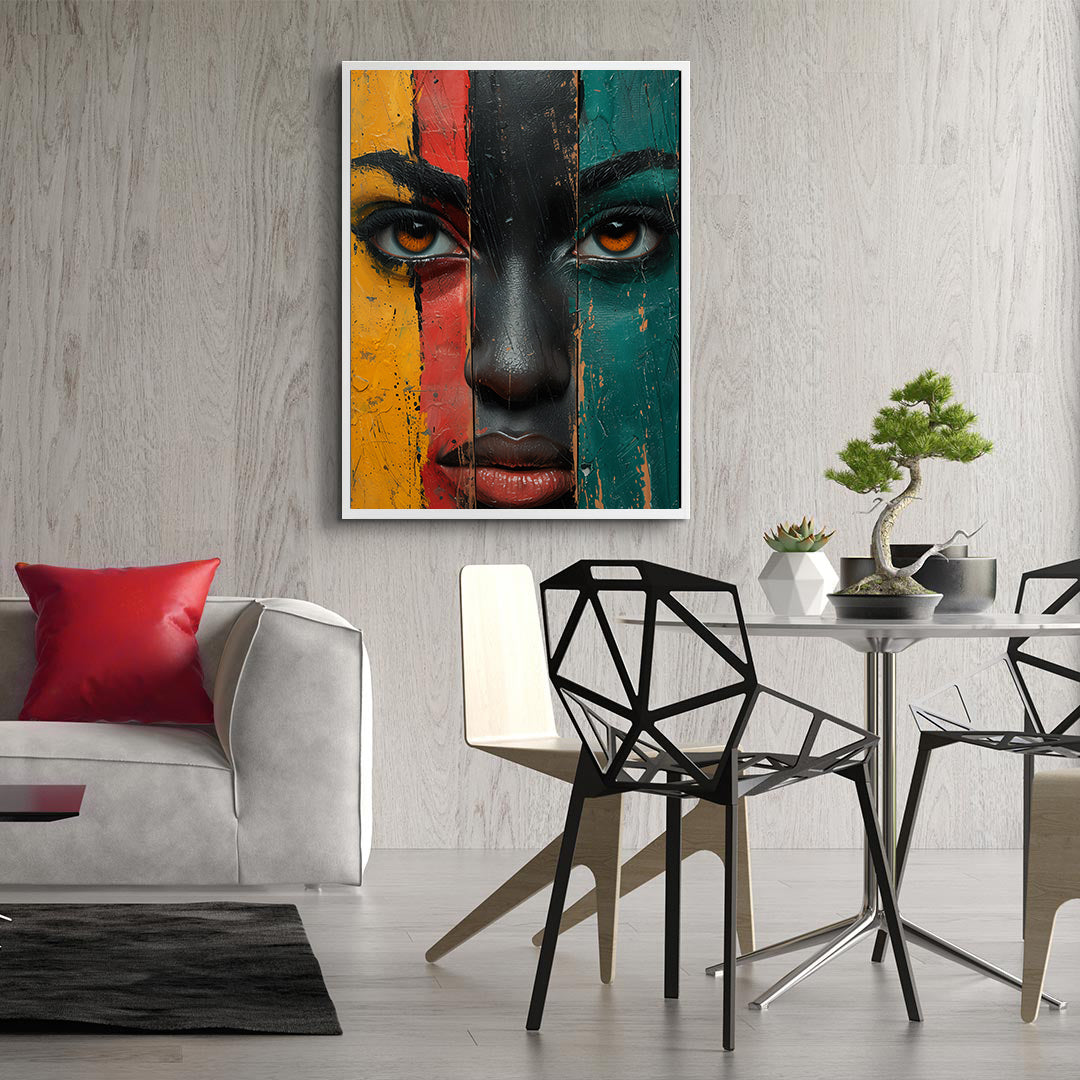 Peinture sur toile - Bougie allumée