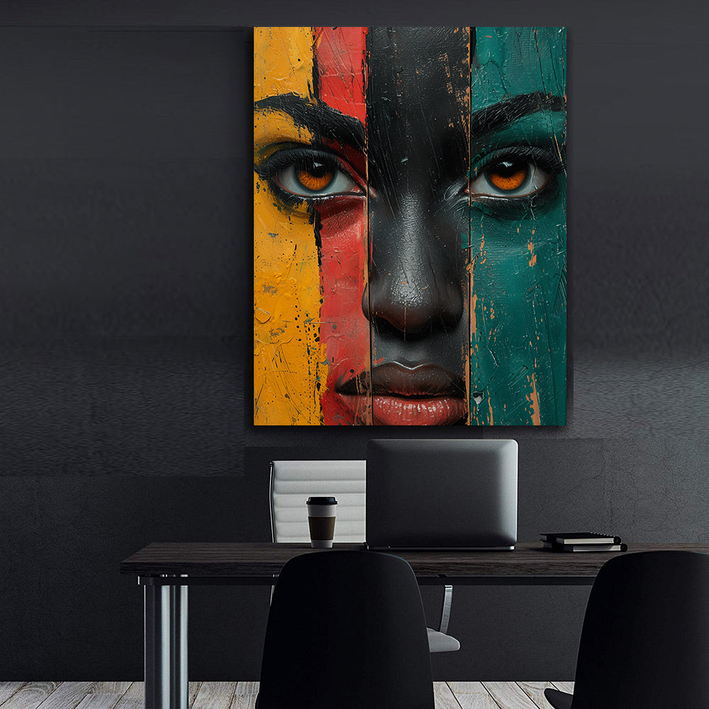 Peinture sur toile - Bougie allumée