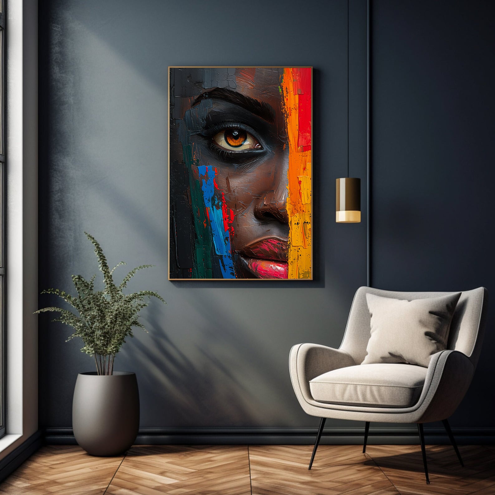 Tablou Canvas - Portret Abstract