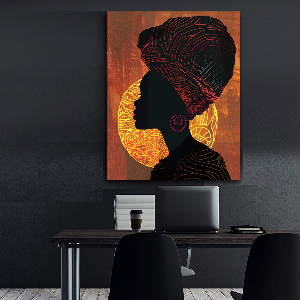 Peinture sur toile - Bougie allumée