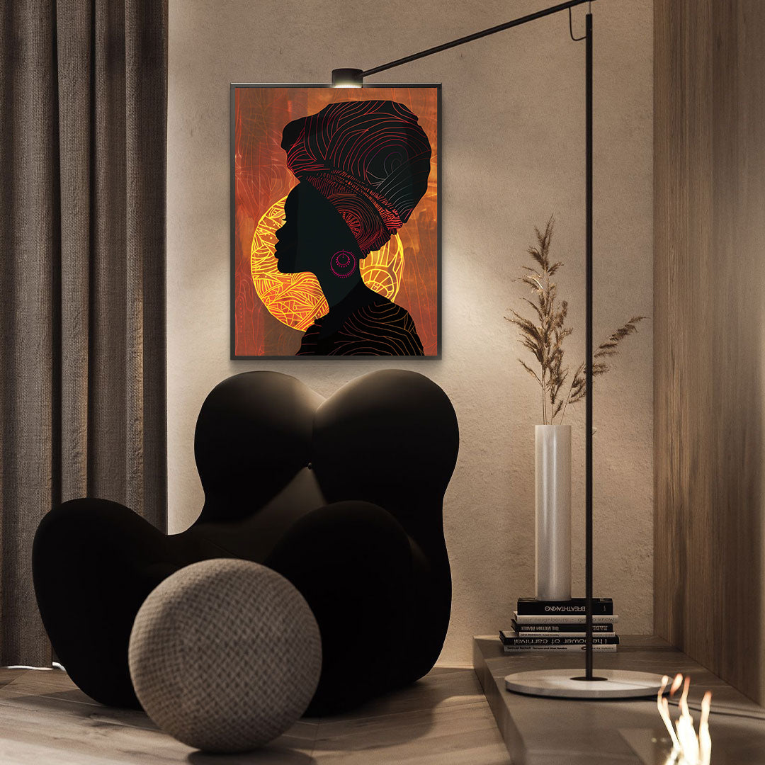 Tablou Canvas - Portret Femeie Africană