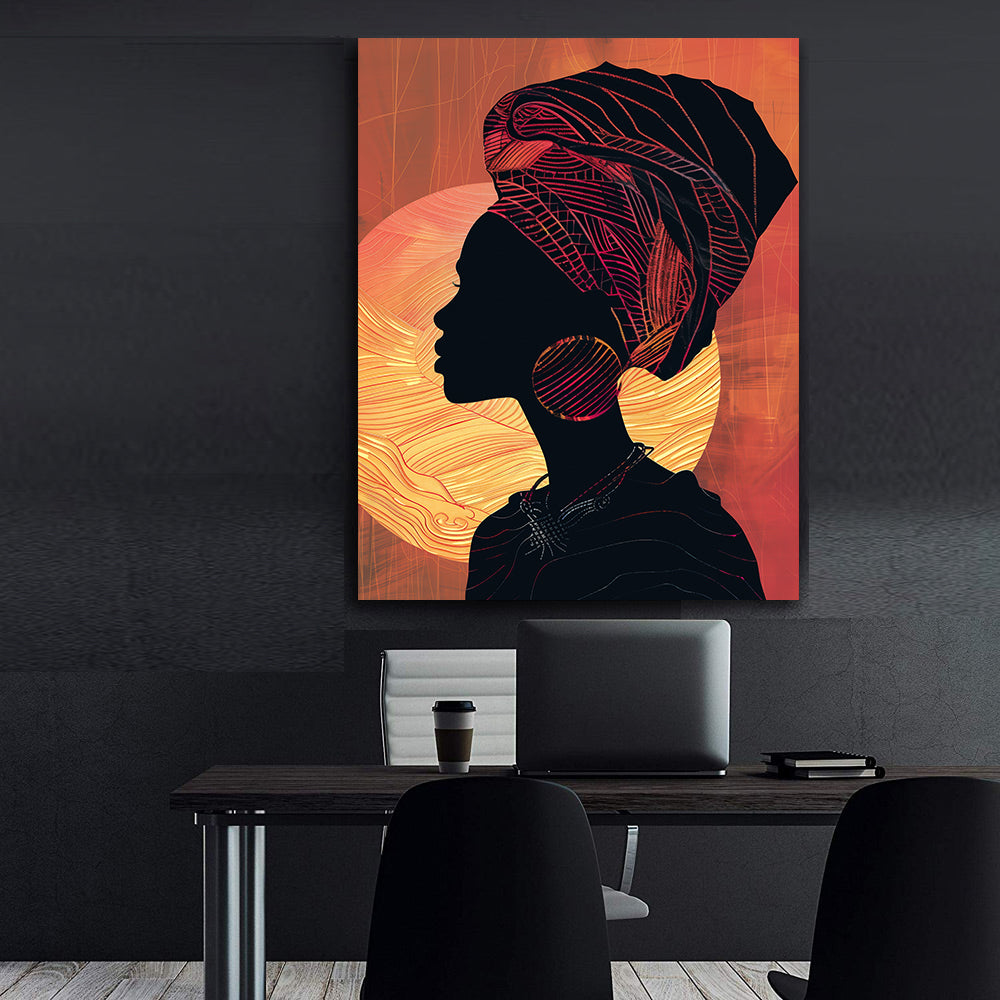 Peinture sur toile - Bougie allumée