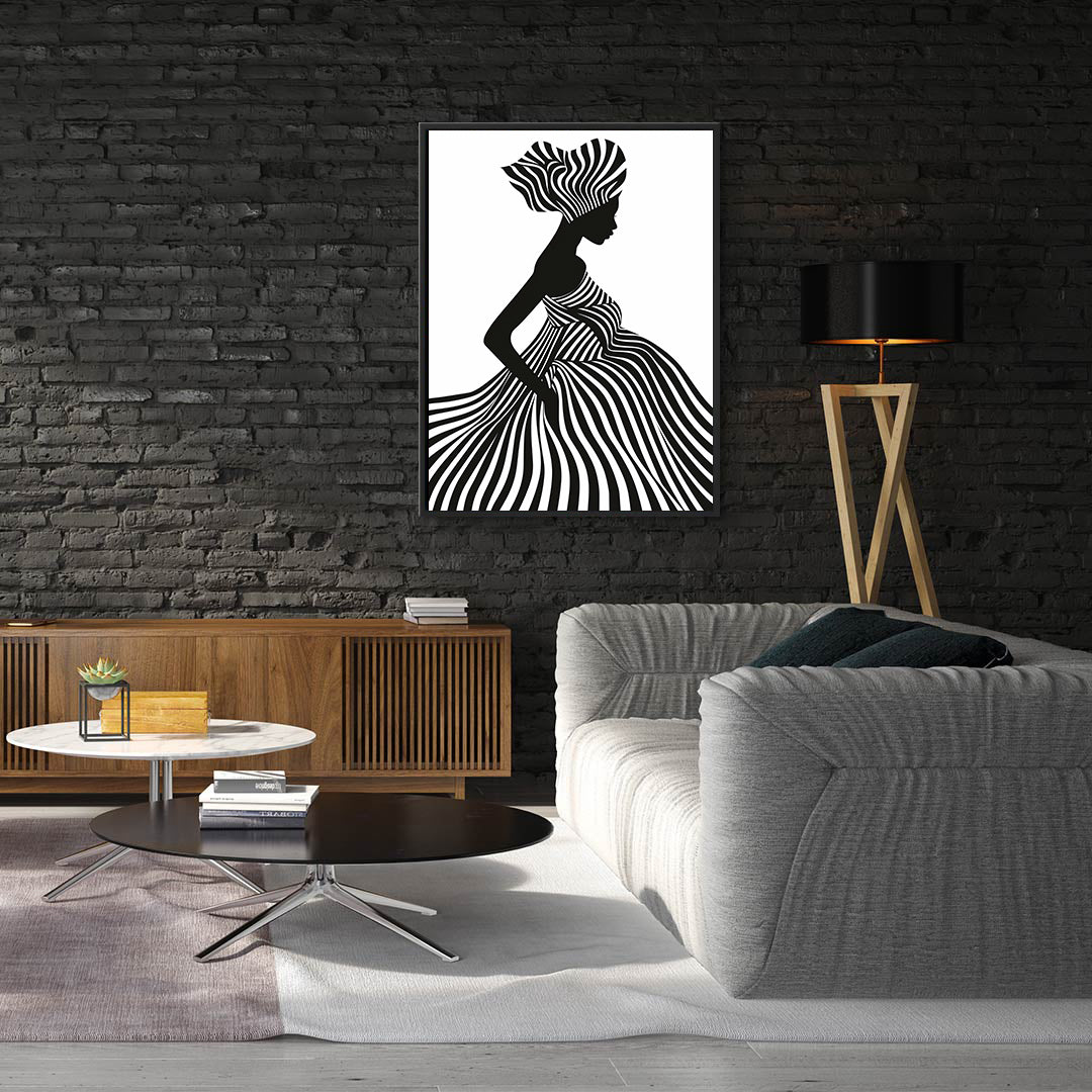 Peinture sur toile - Bougie allumée