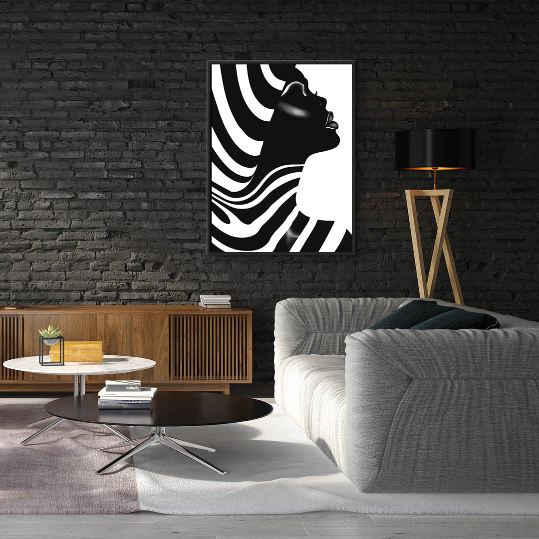 Peinture sur toile - Bougie allumée