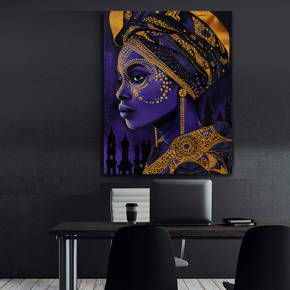 Peinture sur toile - Bougie allumée